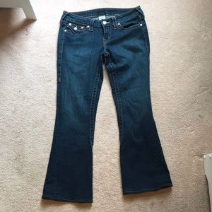 True Religion Low Rise Bootcut Jeans